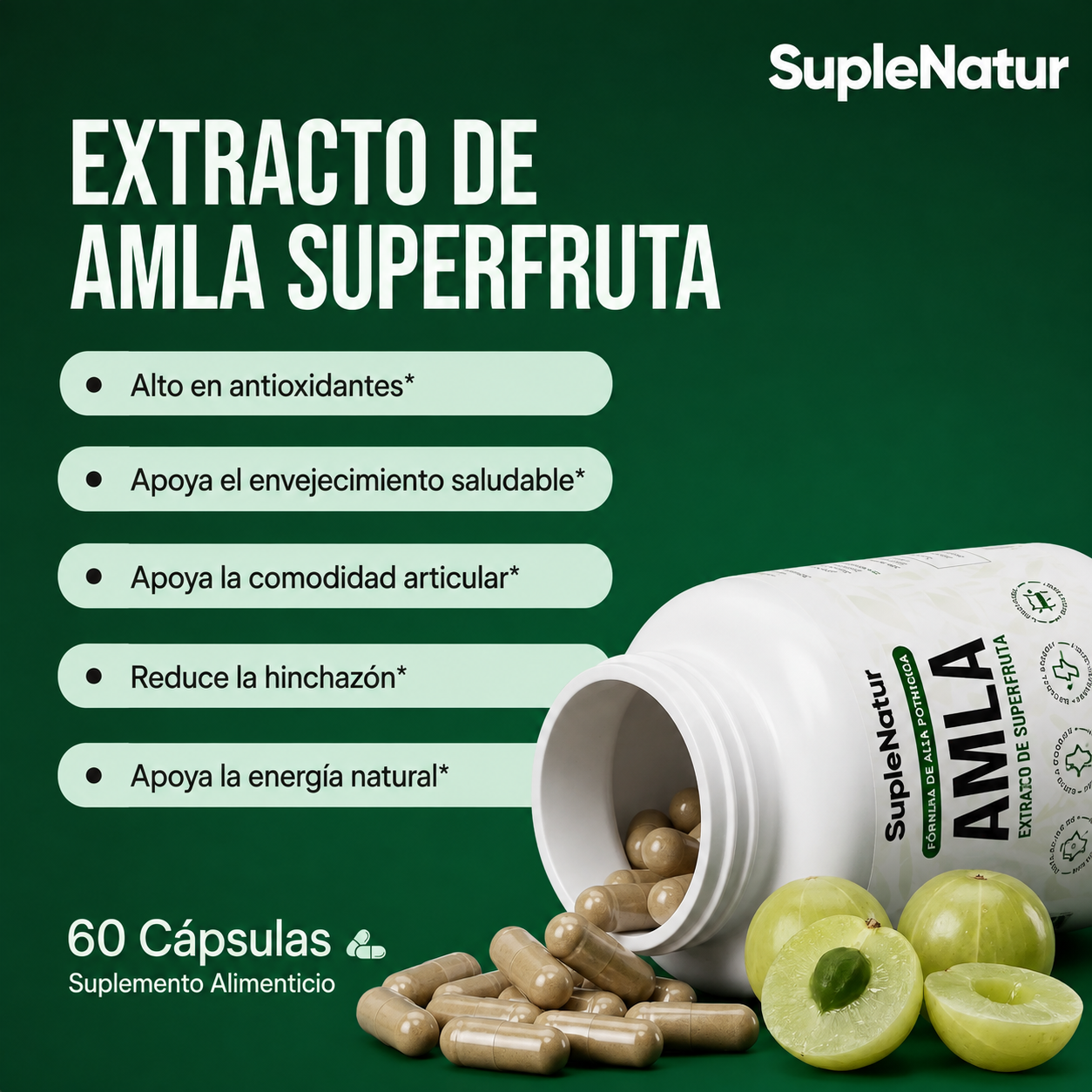 SupleNatur Cápsula de Superfruta