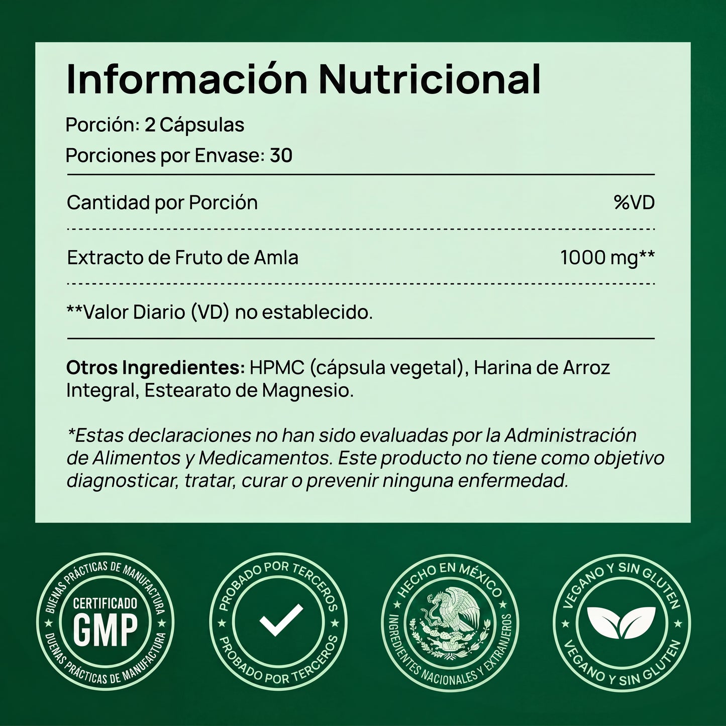 SupleNatur Cápsula de Superfruta